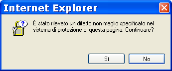 difetto non meglio specificato difetto non meglio specificato