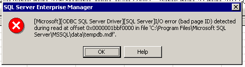 mssql bad page id mssql bad page id